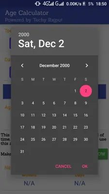 Age Calculator android App screenshot 2