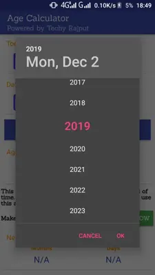 Age Calculator android App screenshot 4